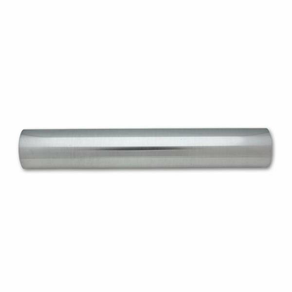Vibrant 2.5 In. Aluminum Air Intake Tube - Silver V32-2174